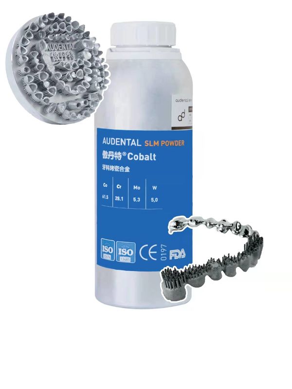 การละลายเลเซอร์คัดเลือกทันตแพทย์ 3D Print Cobalt SLM Powder ซัพพลายเออร์ที่มี Abutments สองชิ้น