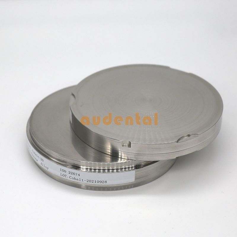 ห้องปฏิบัติการทันตแพทย์ Audental ใช้ 98x12 มิลลิเมตร Milling Metal Cobalt โครเมียม Cocr Disc Cobalt โครเมียม โครเมียม