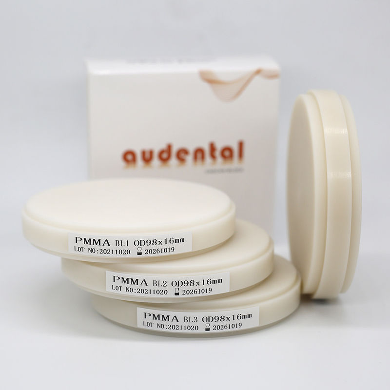 หลายชั้น PMMA ธ อร์ Puck ธ อร์ ธ อร์ ธ อร์ ฐาน ธ อร์ บล็อค เส้นเลือด เนื้อเยื่อสีชมพู วัสดุห้องปฏิบัติการ CADCAM