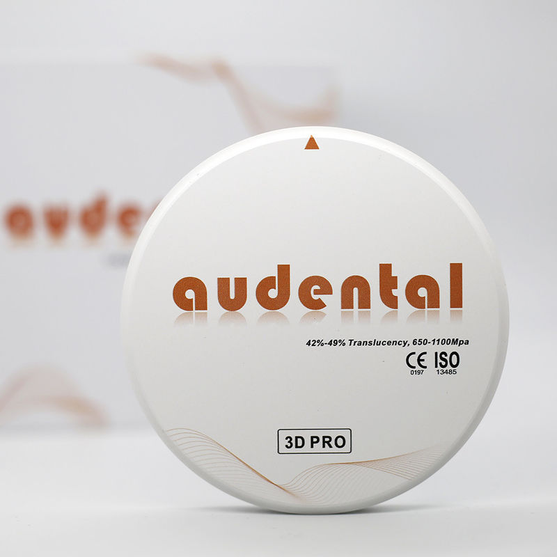 3D Pro Zirconia ฟันสีขาว CAD CAM Block 98/95/92mm ระบบเปิด CE