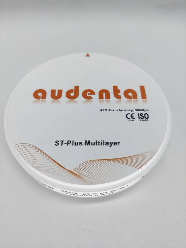 Vita 16 ST-Plus Multilayer Zirconia Block 900Mpa ความแข็งแรง 12 14 16 18 20 22 25 มิลลิเมตร
