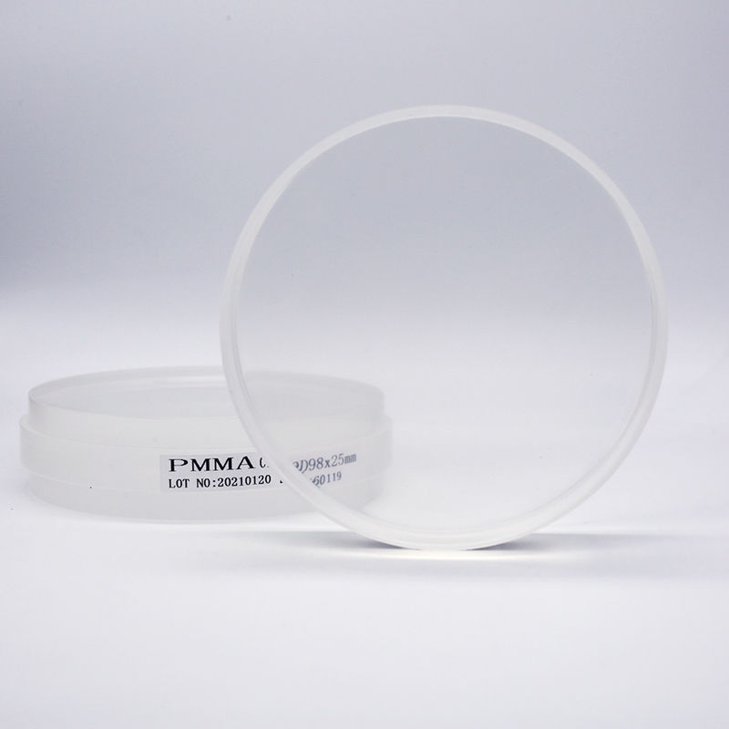 กล่อง PMMA ของห้องปฏิบัติการฟัน 10/12/14/16/18/20/22/24/30 สําหรับมงกุฎและสะพานชั่วคราว