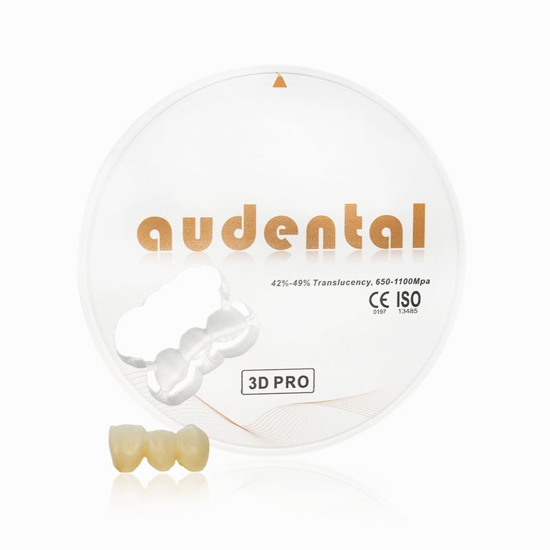 วัสดุฟัน ผลิตภัณฑ์ห้องปฏิบัติการ 3D โปรฟัน Zirconia Block เซรามิก