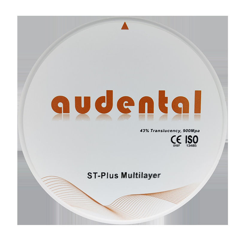 98/95mm Super Translucency Plus Multilayer Zirconia Discs สำหรับ Digital Milling Lab