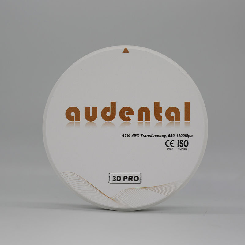 ความหนาแน่นสูง Zirconia Ceramic ความหนาแน่นฟันหลังจากซินเตอร์ 6.0g / cm3 โรคประสาท 0.1Bq / g