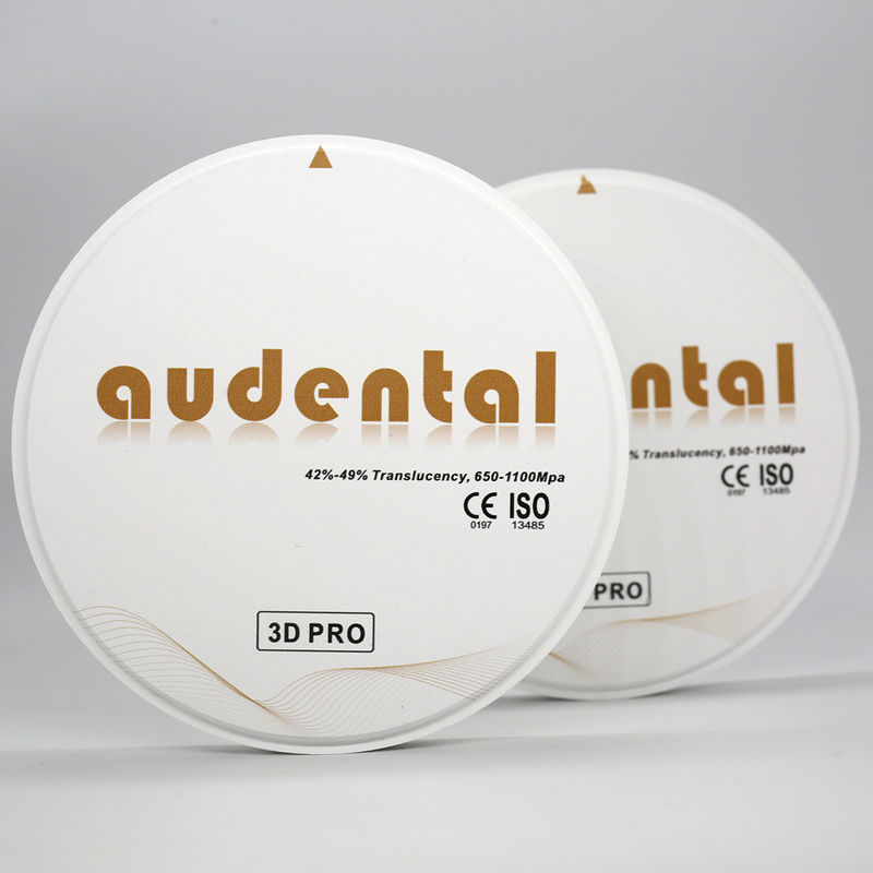 650-1100Mpa ฟัน Zirconia Block Vita16 Bleach4 สี OEM / ODM มี