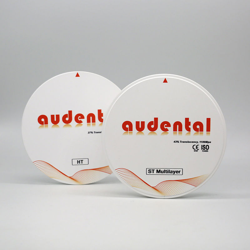 ธ อร์ซิกอนีโอแบบกลมแบบหลายชั้น ST ใส ความแข็งแรงในการบิด 1100Mpa สําหรับการฟื้นฟูฟัน