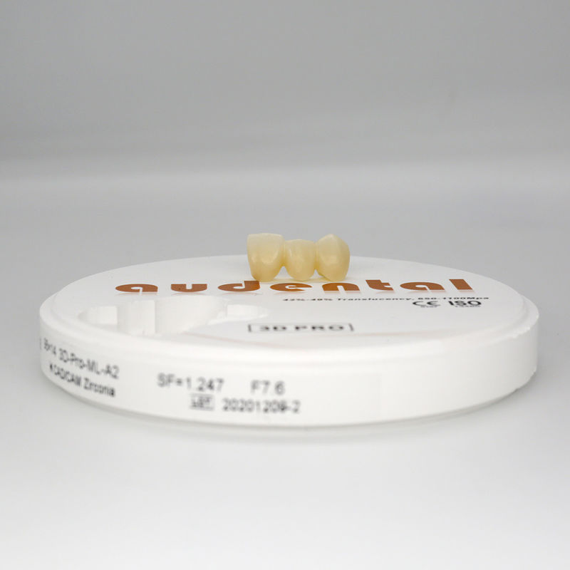 3D Pro Consumables เครื่องจักรวัสดุฟัน Zirconia Disc Block ด้วยข้อได้เปรียบหลายชั้น
