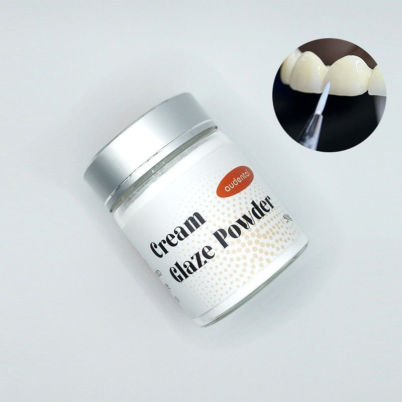 สะเก็ดเงินครบถ้วนของเซรามิก Glaze Powder สําหรับการกระจ่างสูง CAD CAM แซร์คอนเนียฟัน Block จาก Audental