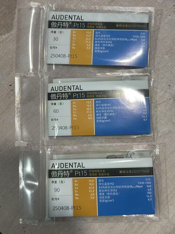 Audental PT15 สหรัฐสหรัฐสีขาว สหรัฐสหรัฐสีขาว PT15% สําหรับกระเบื้องฟัน