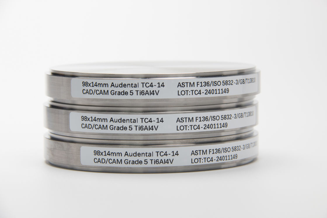 CAD CAM การบดฟัน โคบอลท์ โครม ขนาดแผ่นว่าง ความสูง 10/12/14/16/18/20/22/25 มม โดย Audental Cocr