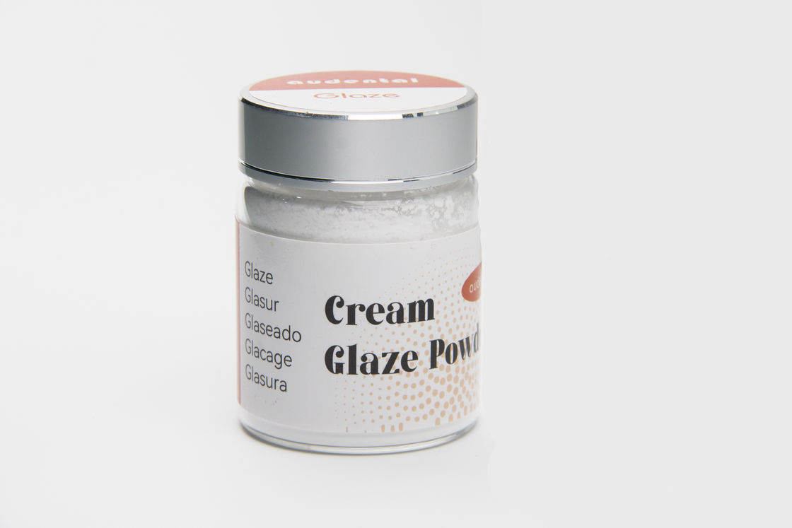 Audental Universal Glaze Powders เพื่อให้มีสีที่สม่ําเสมอและความสดชื่นสําหรับอุปกรณ์ห้องปฏิบัติการทันตแพทย์