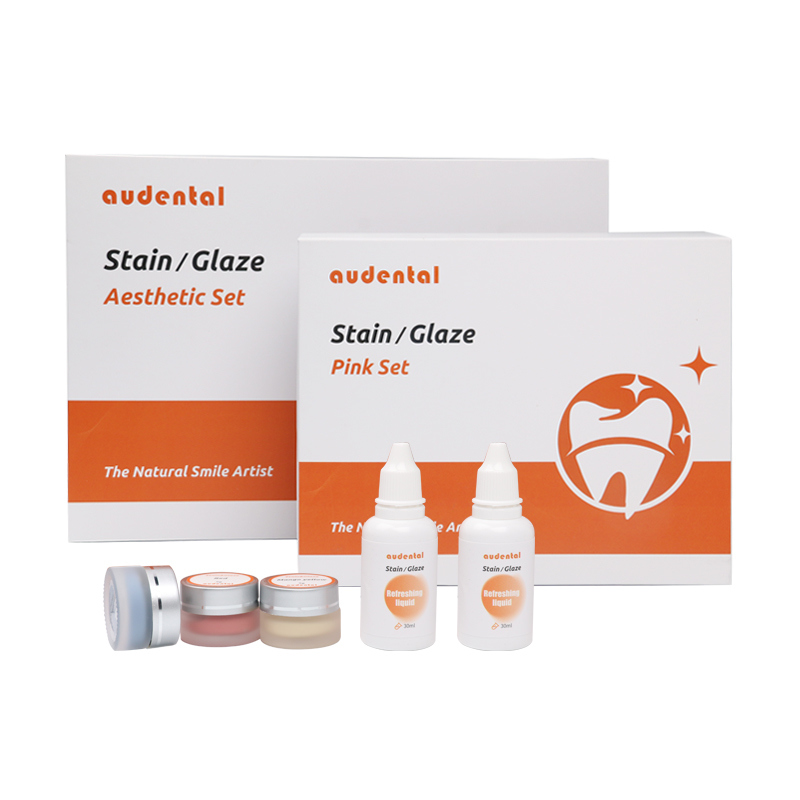 Dental Lab Stain & Glaze Paste 25ml Liquid 4g 3D Glaze Paste Stain and Glazing Material