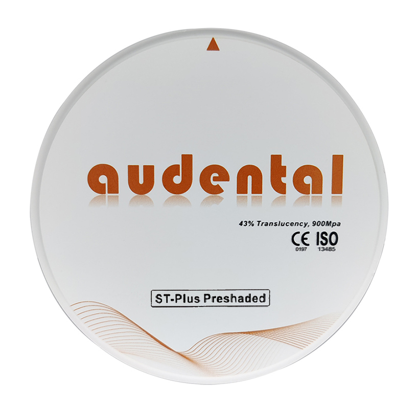 บรรลุความสมบูรณ์แบบด้วยบล็อกเซอร์โคเนียสำหรับทันตกรรม Audental ST Plus Preshade เพื่อผลลัพธ์ที่เหนือกว่า