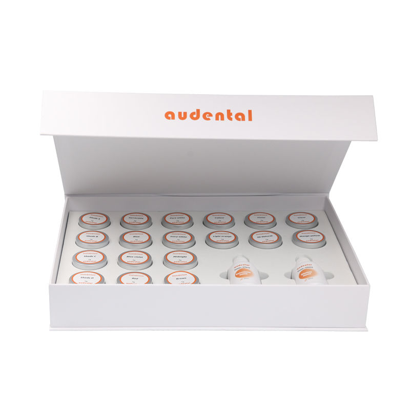 ห้องปฏิบัติการฟัน คราบและกระจกแปสต์ 25 มล น้ําเหลว 4 กรัม 3D กระจกแปสต์ คราบและวัสดุกระจก