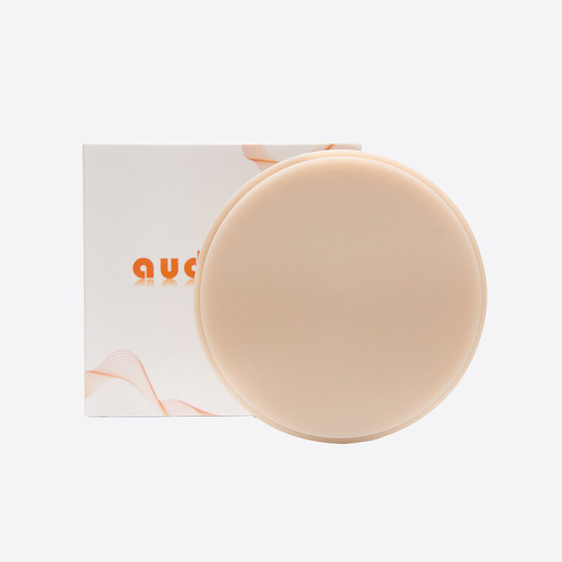 วัสดุการบดห้องปฏิบัติการทันตกรรม สีชมพู-A2 PMMA Block สําหรับฟันเทียมเต็ม 98mm/95mm ขนาดและรูปร่าง