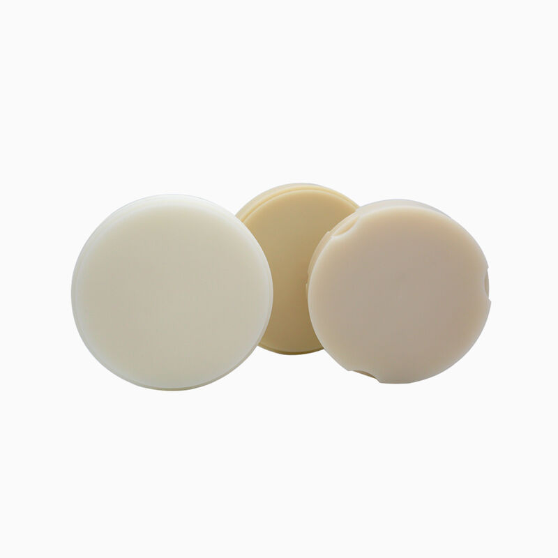 บล็อก PMMA ทันตกรรมที่มีความแข็งแรงดัดงอ 150Mpa และความหนาแน่นระหว่าง 132 ถึง 151 กรัมต่อมิลลิลิตร เหมาะสำหรับงานบูรณะฟัน