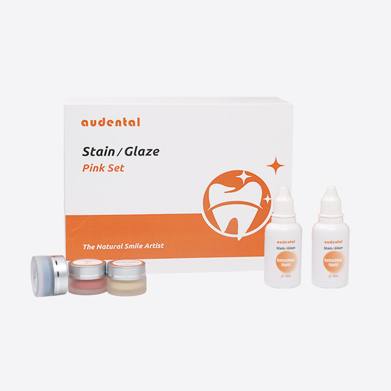 อุปกรณ์ทันตกรรมในห้องปฏิบัติการ พร้อมชุดสีและเคลือบเงาสำเร็จรูป ช่วยให้การใช้งานราบรื่นและการปรับแต่งสีที่ยืดหยุ่น