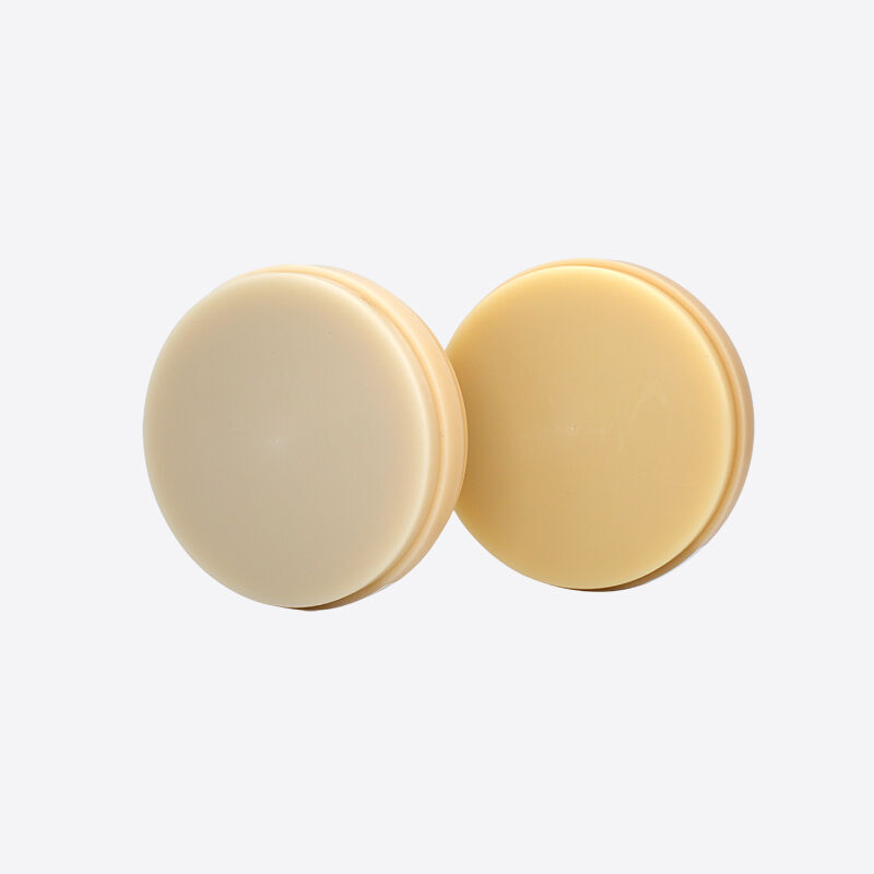 วัสดุการบดห้องปฏิบัติการทันตกรรม สีชมพู-A2 PMMA Block สําหรับฟันเทียมเต็ม 98mm/95mm ขนาดและรูปร่าง