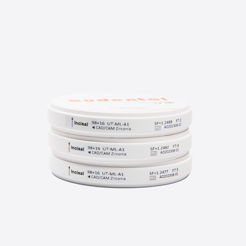 บล็อกเซอร์โคเนียหลายชั้นที่ให้ความแข็งแรงสมดุลและความโปร่งแสงสูงสำหรับการใช้งานทางทันตกรรมทั้งฟันหน้าและฟันหลัง