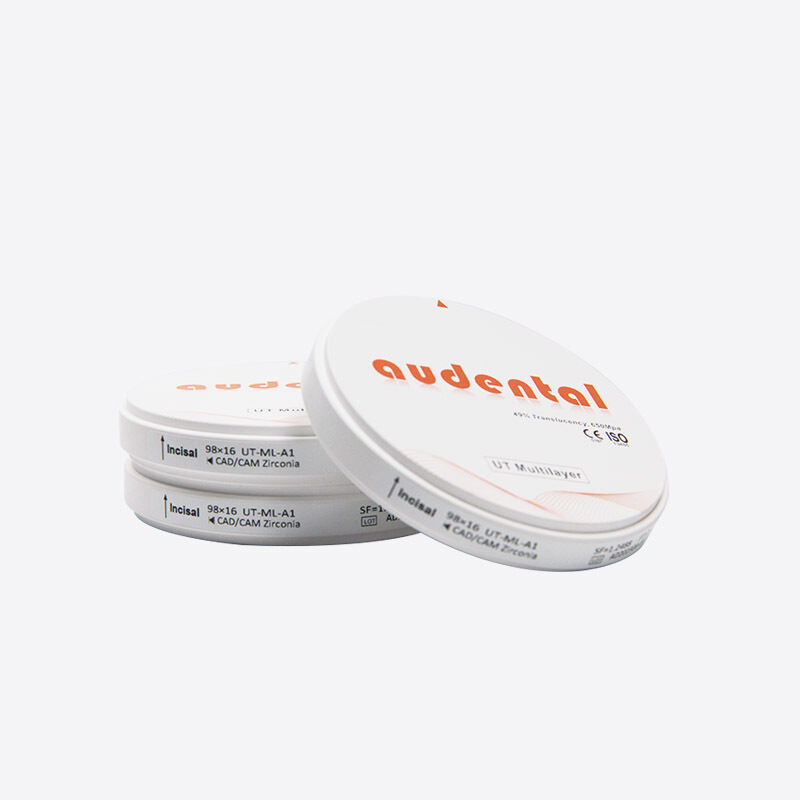 บล็อกเซอร์โคเนียหลายชั้นที่ให้ความแข็งแรงสมดุลและความโปร่งแสงสูงสำหรับการใช้งานทางทันตกรรมทั้งฟันหน้าและฟันหลัง