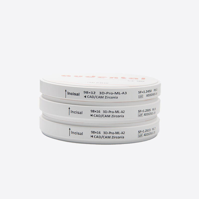 บล็อกเซอร์โคเนียสำหรับทันตกรรม สูตรด้วยออกไซด์ ZrO2 HfO2 และ Y2O3 เพื่อประสิทธิภาพการเผาผนึกที่เสถียรและผลลัพธ์การบูรณะฟัน