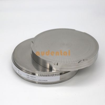 ห้องปฏิบัติการทันตแพทย์ Audental ใช้ 98x12 มิลลิเมตร Milling Metal Cobalt โครเมียม Cocr Disc Cobalt โครเมียม โครเมียม