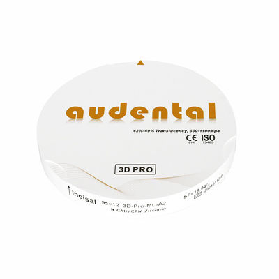 Gradient 3D Multilayer Zirconia Blank Zirconia Lab วัสดุทางทันตกรรม FDA