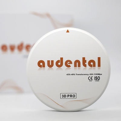 3D Pro Zirconia ฟันสีขาว CAD CAM Block 98/95/92mm ระบบเปิด CE