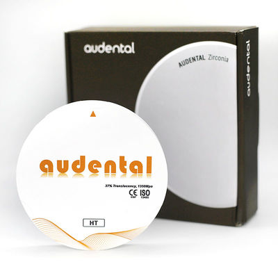 HT/DHT สีขาว Zirconium Disc / Block 37% ความโปร่งใส ความแข็งแรง 1350Mpa