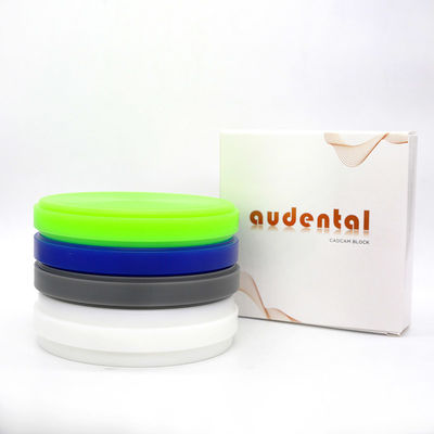 Milled Dental Wax Disc Casting Cad Cam Dental Lab Wax สีขาว