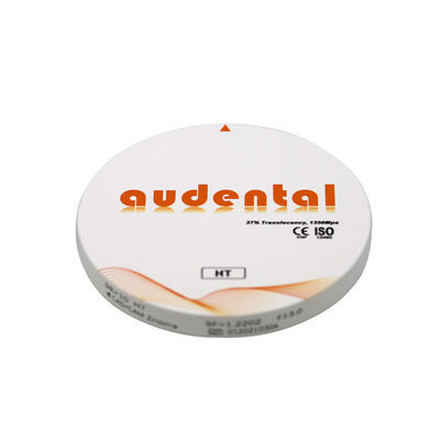 HT/DHT สีขาวฟัน Zirconia บล็อค CAD CAM วัสดุห้องปฏิบัติการสําหรับพระราชทาน