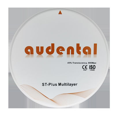 98/95mm Super Translucency Plus Multilayer Zirconia Discs สำหรับ Digital Milling Lab