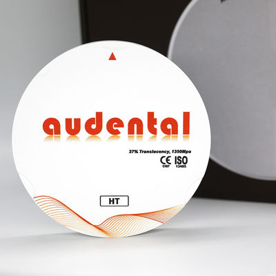 1350MPa HT สีขาว Zirconia Block สําหรับ OEM / ODM แพ็คเกจความแข็งกระดาษกล่องรูปทรง