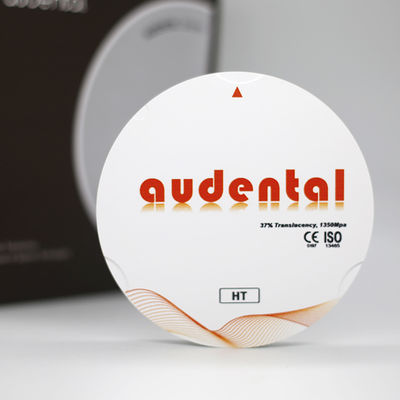 ผิวเรียบ 1350MPa HT / DHT สีขาวฟัน Zirconia บล็อคสําหรับความใส