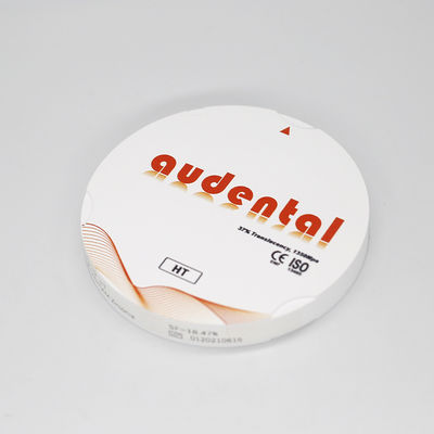 ความแข็งแรง 1350MPa ใส HT สีขาว Zirconia บล็อก OEM / ODM มีในกระเป๋ากล่อง