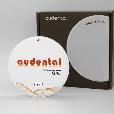 41-43% ST/DST ทันตแพทย์โปร่งใส สีขาว Zirconia Block 16