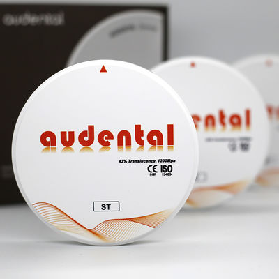 สลับ ST สีขาว Zirconia โบล็อกฟันรูปแบบที่สามารถปรับแต่งได้ ความสามารถ OEM / ODM