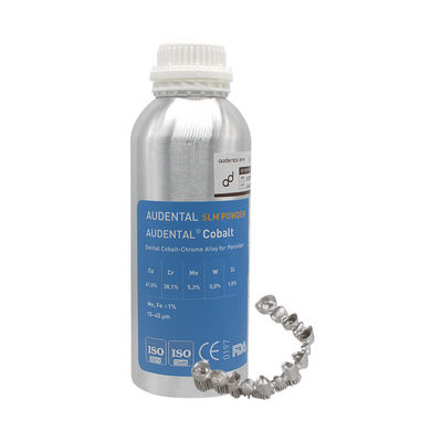 เครื่องพิมพ์ 3 มิติ ความบริสุทธิ์สูง SLM การพิมพ์เหล็ก Alloys CoCr โลหะปูนสําหรับ Cobalt Chrome ฟัน