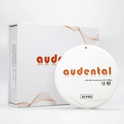 3d โปร CAD CAM ฟันว่าง ฟัน Zirconia ดิสก์ 98/95/92 มิลลิเมตร
