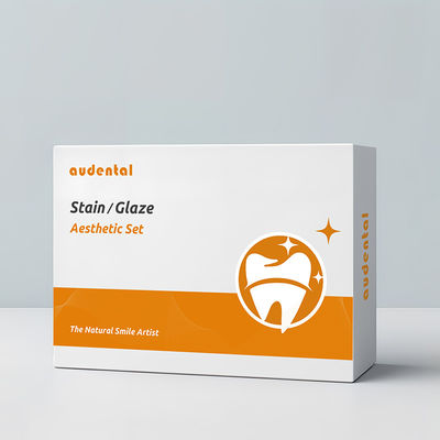 Oem ฟันคราบ Glaze Audental Zirconia บล็อกเซรามิก โปรเซลีนโรงงานผู้จําหน่าย