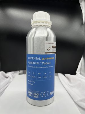 Audental CoCr Cobalt Chromium SLM Powder สําหรับการพิมพ์โลหะ 3 มิติด้านทันตแพทย์