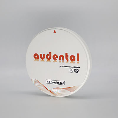 Audental ราคาดีที่สุด HT บล็อกเซอร์โคเนียสีขาว ระบบ CAD CAM สำหรับห้องปฏิบัติการทันตกรรม วัสดุสิ้นเปลืองทางทันตกรรม เซอร์โคเนีย