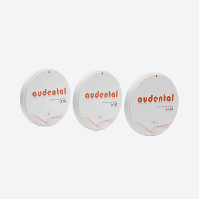 Zirconia Disc Dental Zirconia Block ความโปร่งใสสูง UT/DUT Block ขาวสําหรับการใช้ฟันที่สมบูรณ์แบบ