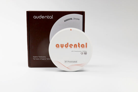 โบล็อกซิรคอนีย์ Pre-shaded ที่แสดงให้เห็นถึงความเข้ากันได้ทางชีวภาพและให้เห็นถึงความตรงกับความต้องการของอุปกรณ์การแพทย์เพื่อการรักษาฟันที่ปลอดภัย